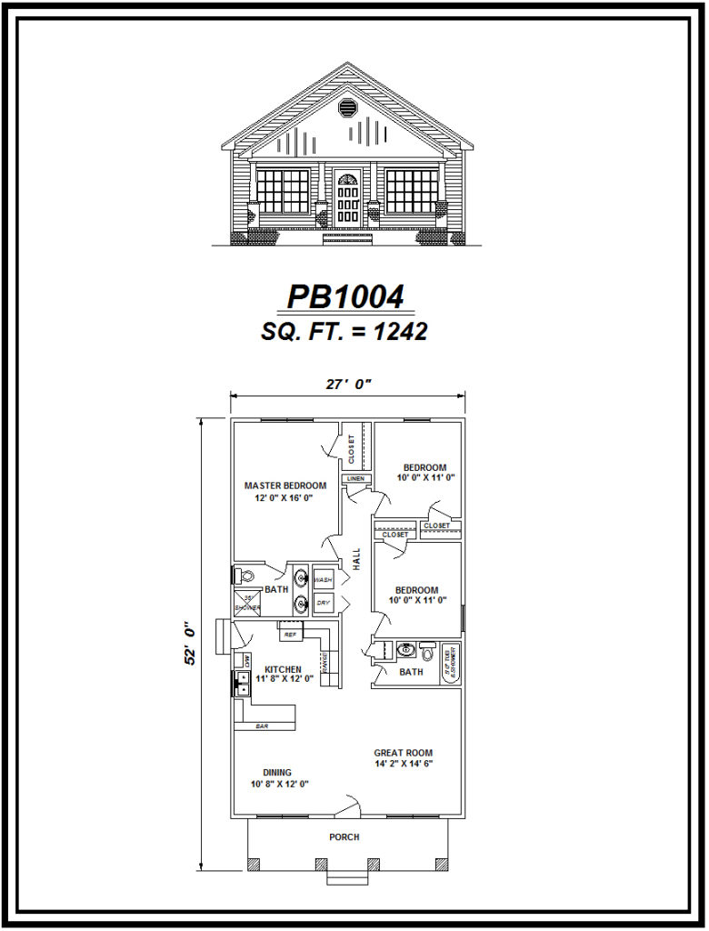 picture of house plan #PB1004