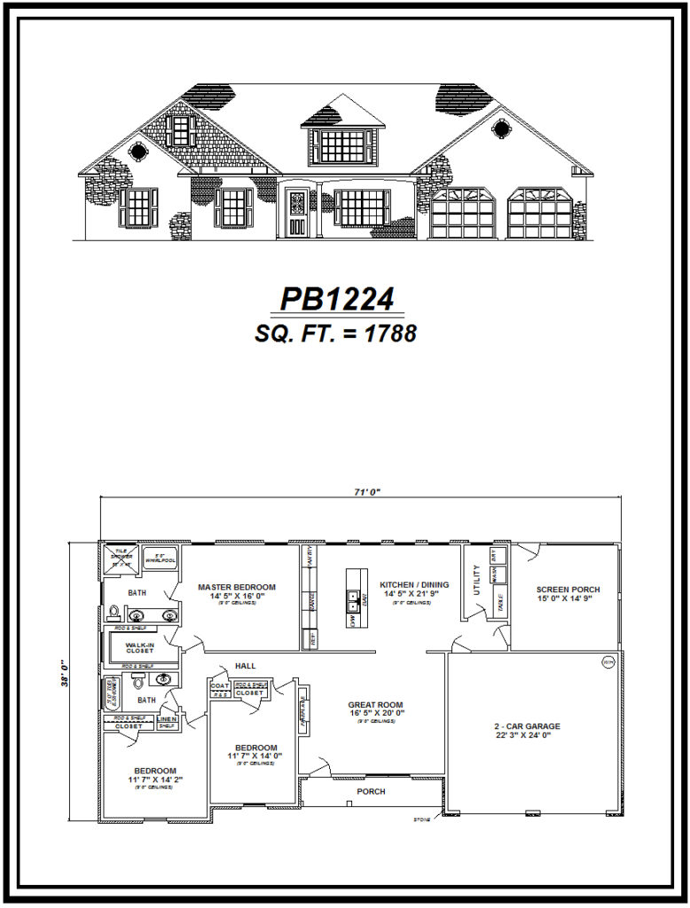 picture of house plan #PB1224