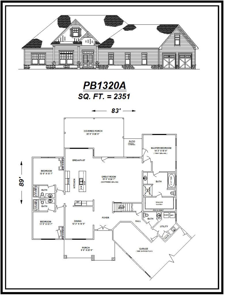 picture of house plan #PB1320A