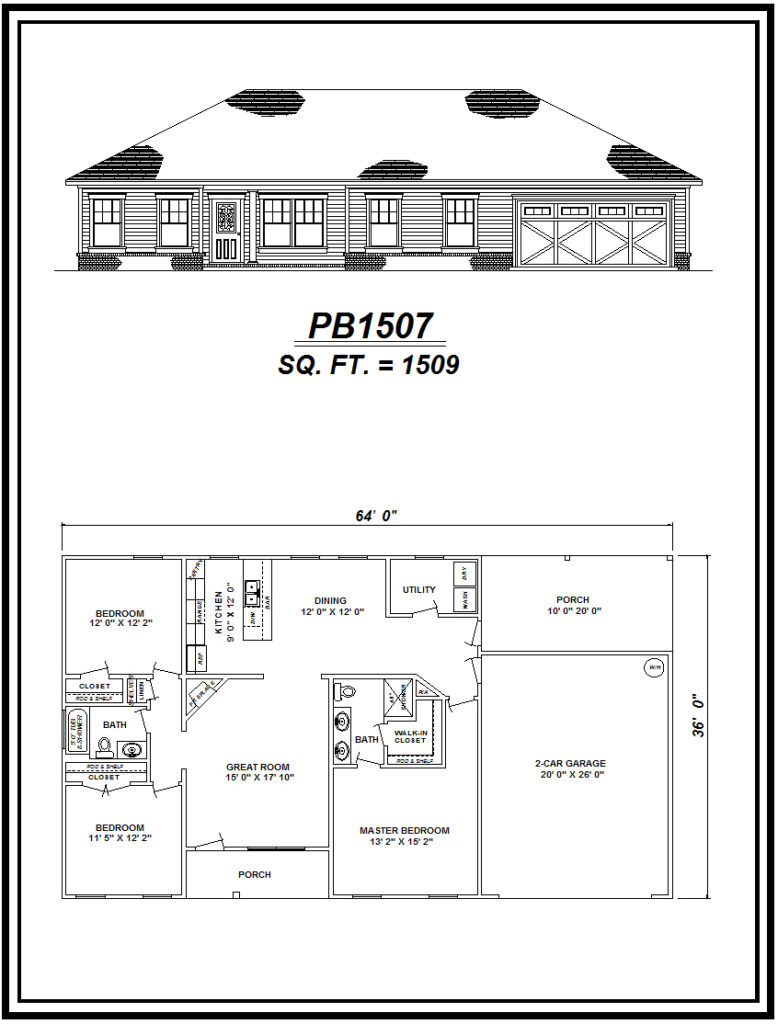 picture of house plan #PB1507