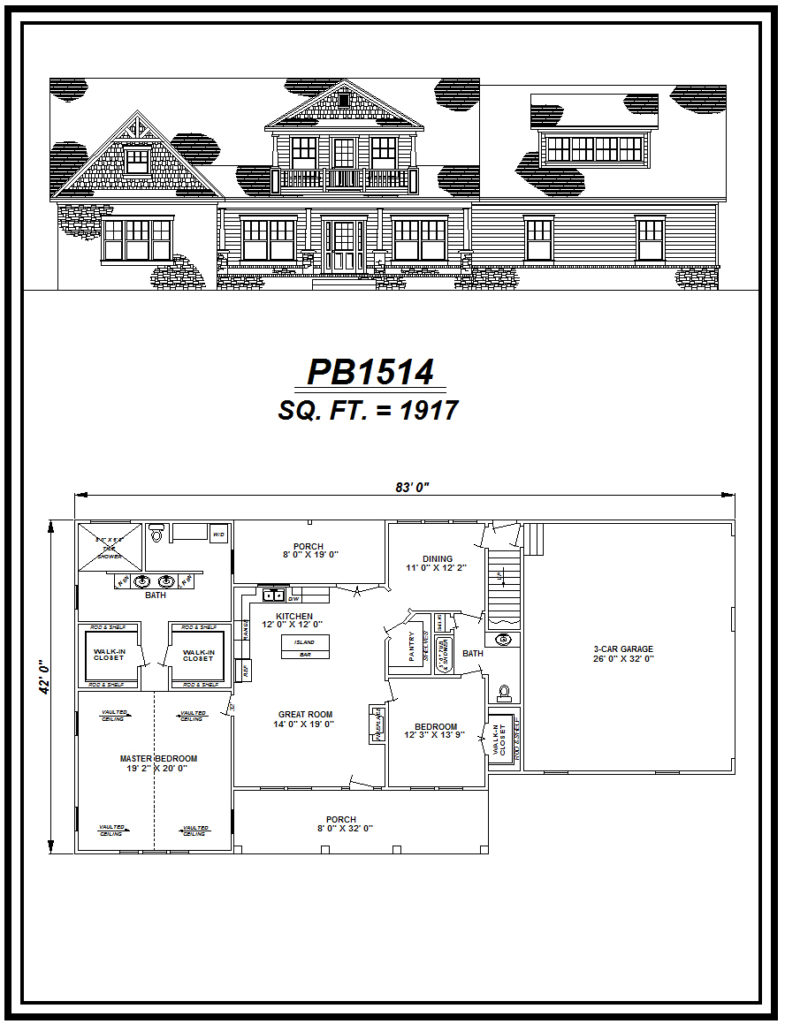 picture of house plan #PB1514