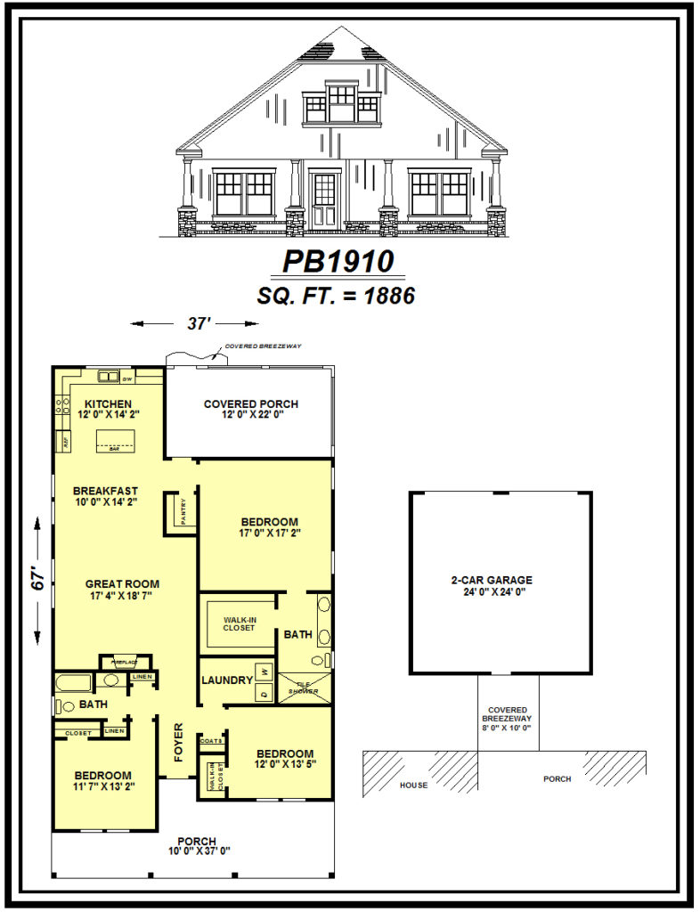 picture of house plan #PB1910