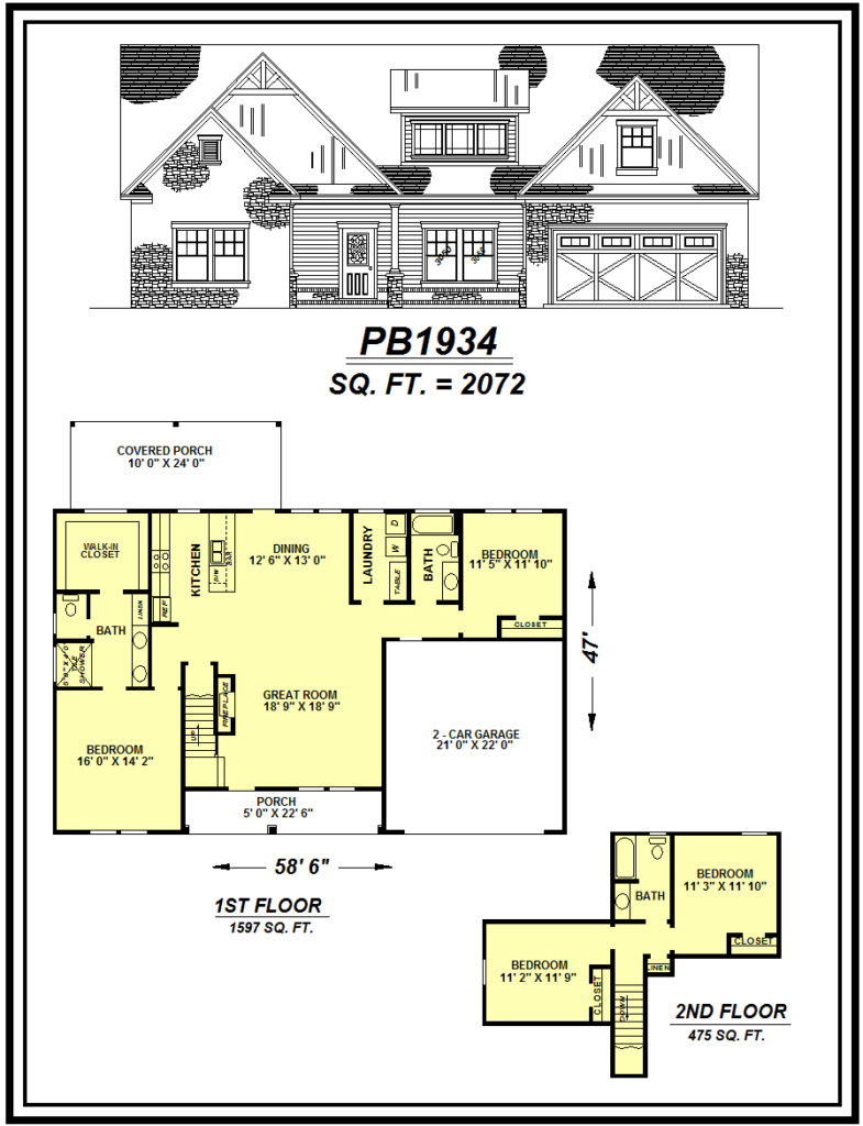 picture of house plan #PB1934