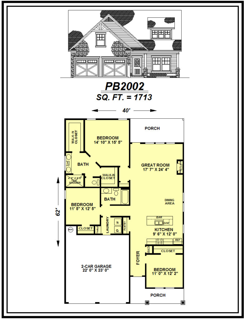 picture of house plan #PB2002