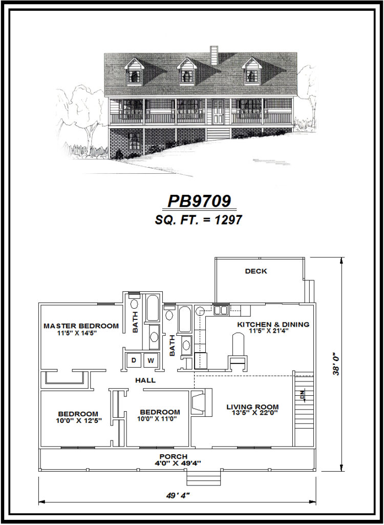 picture of house plan #PB9709