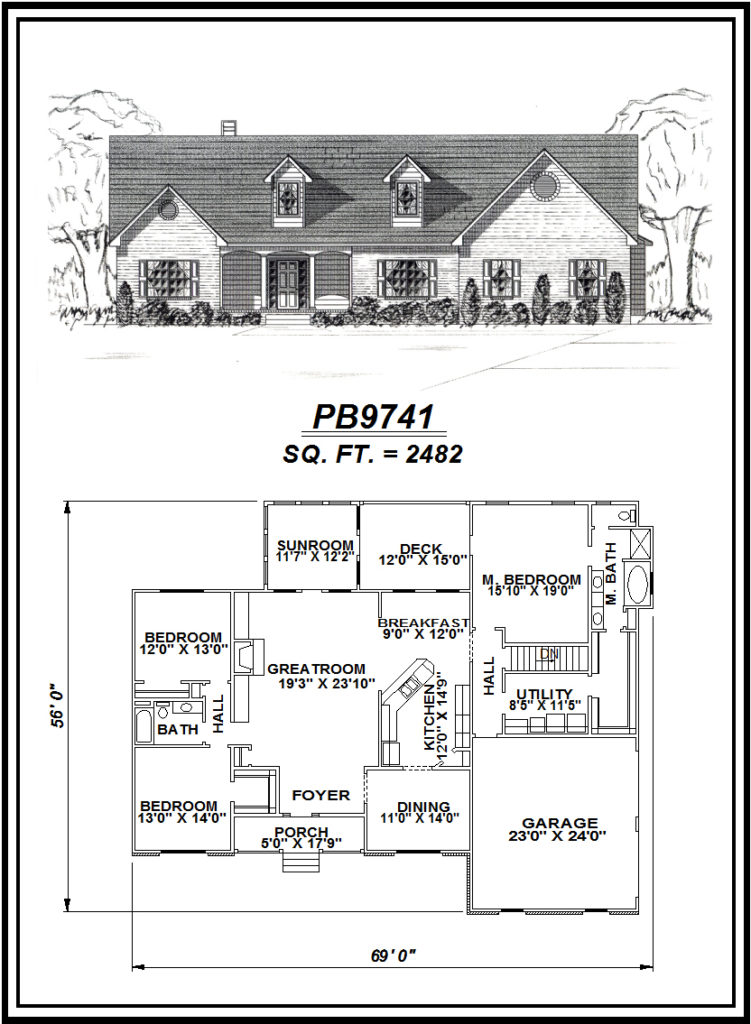 picture of house plan #PB9741