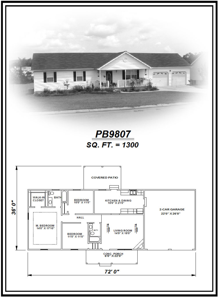 picture of house plan #PB9807